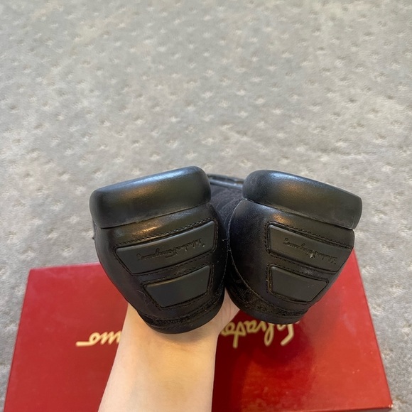 Salvatore Ferragamo Black Penny Loafer Size 8 AA - Picture 5 of 7